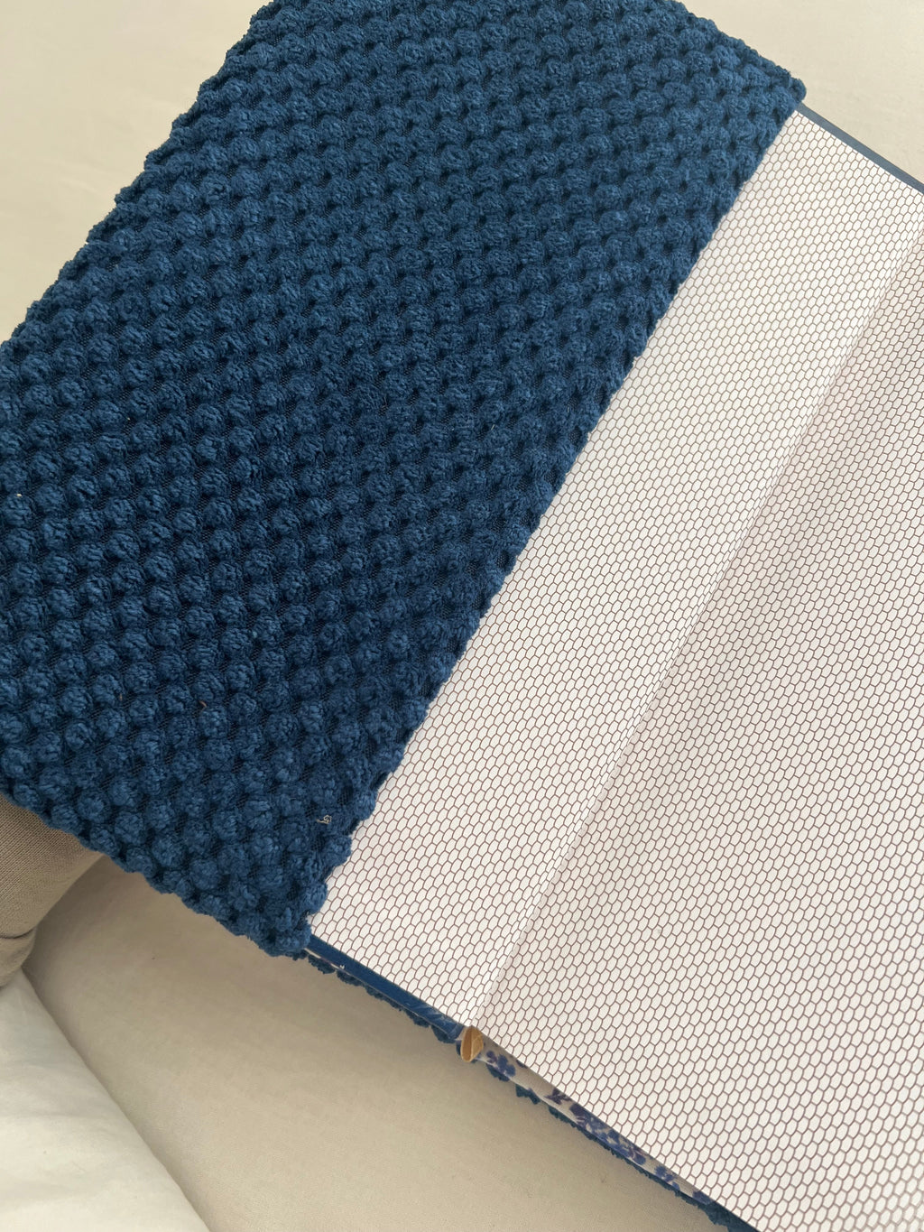 Protege Coran style crochet bleu (Tajwid)